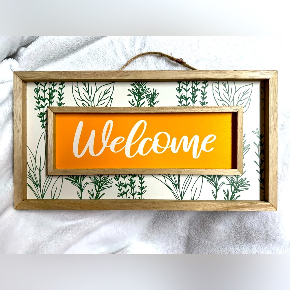 Beautiful “Welcome” Decor Sign for Your Home